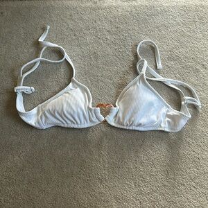 White bikini top